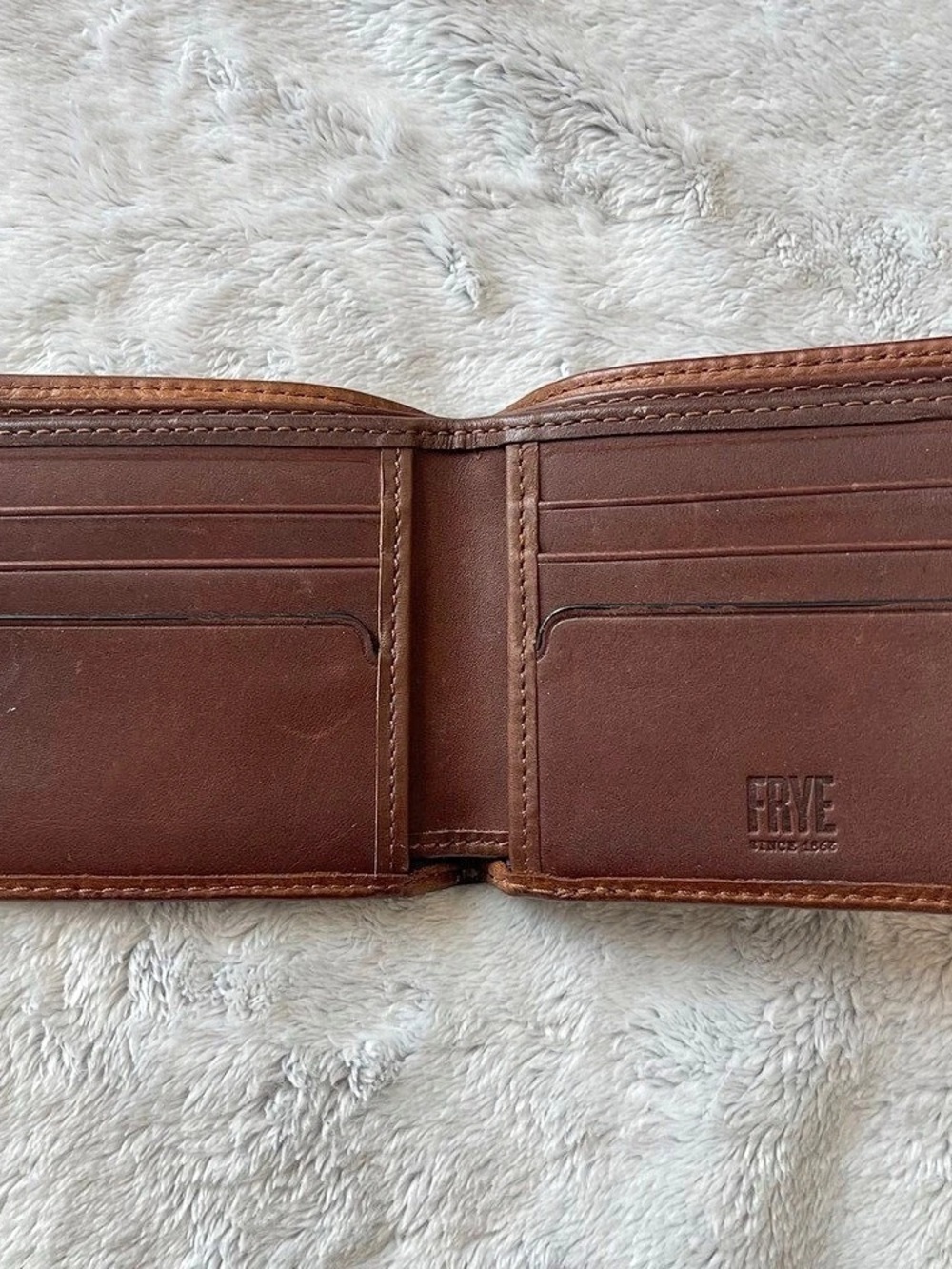Frye Leather Wallet in Brown Men